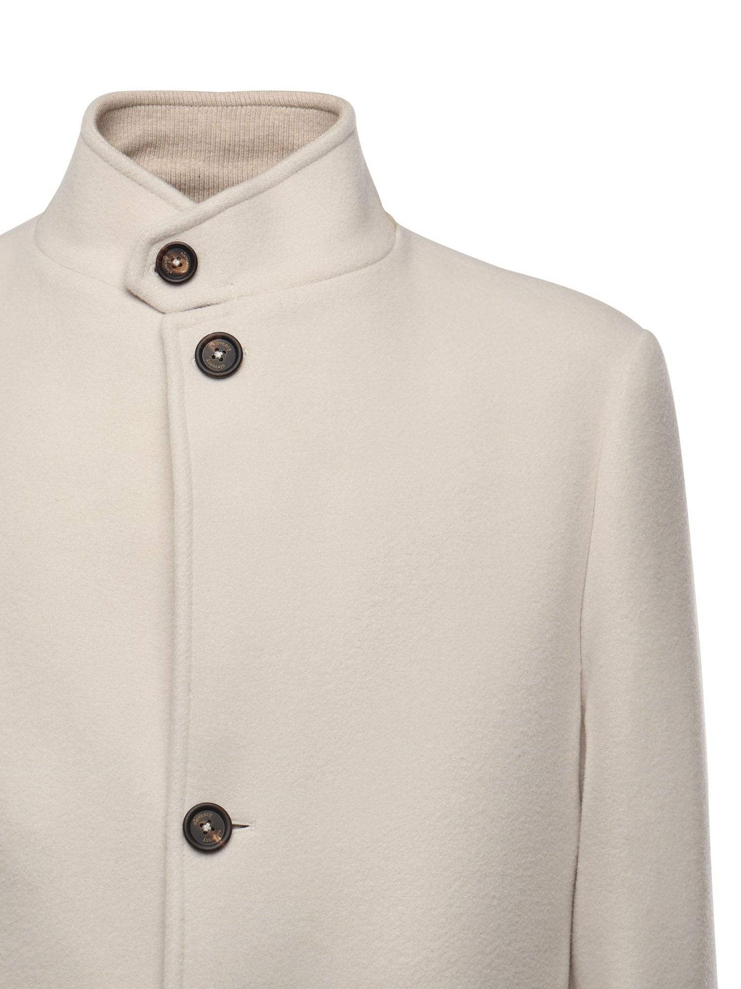 Cappotto monopetto in lana L70CAPL03TES0L051 02 ELEVENTY 