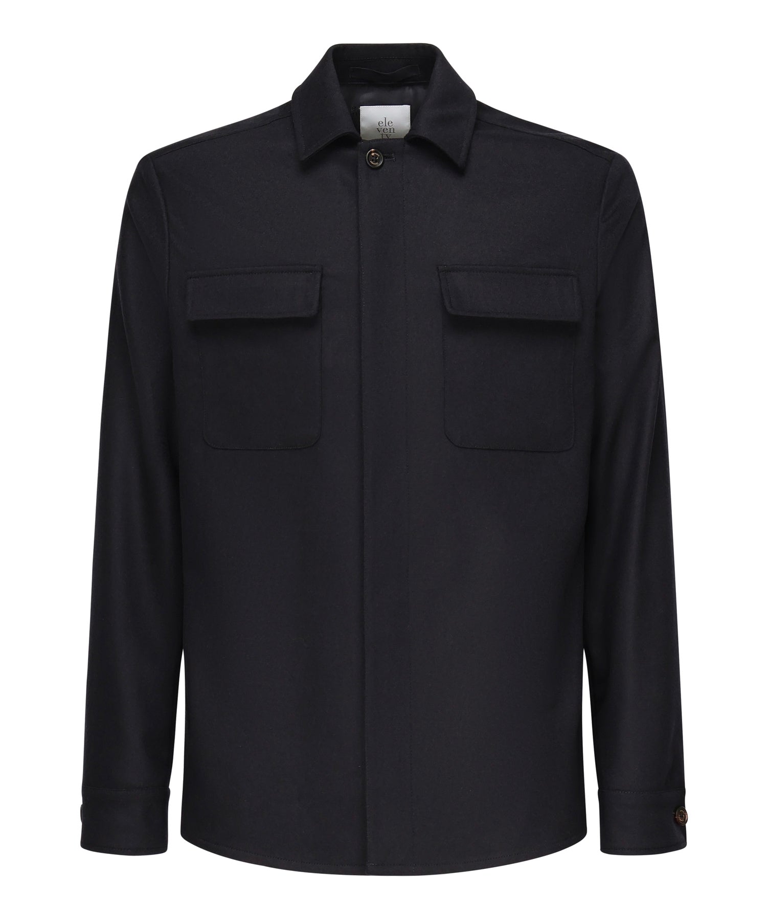 Overshirt in misto lana L70GIAJ17TES0H027 11 ELEVENTY 