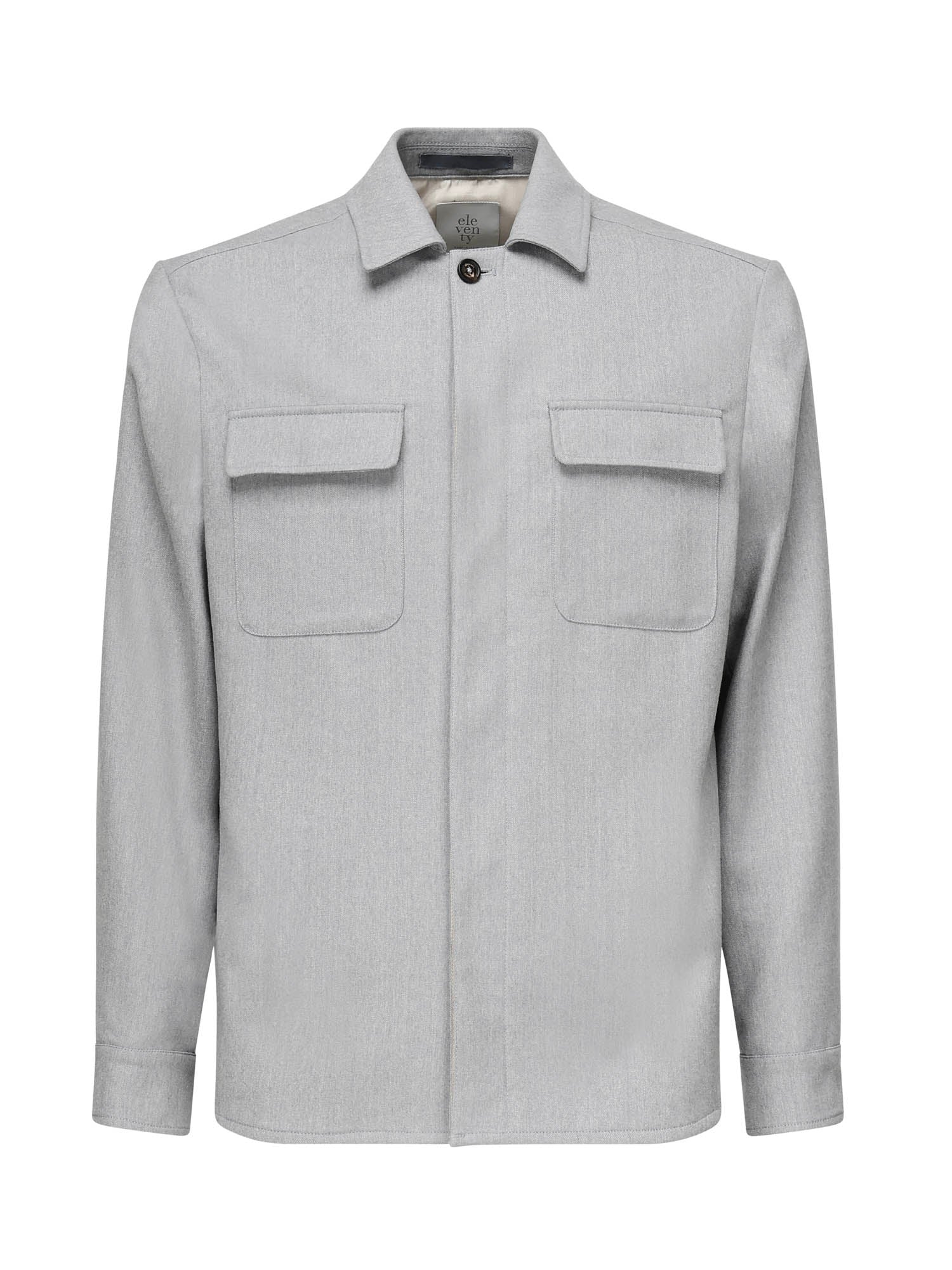 Overshirt in misto lana L70GIAJ17TES0L065 08 ELEVENTY 