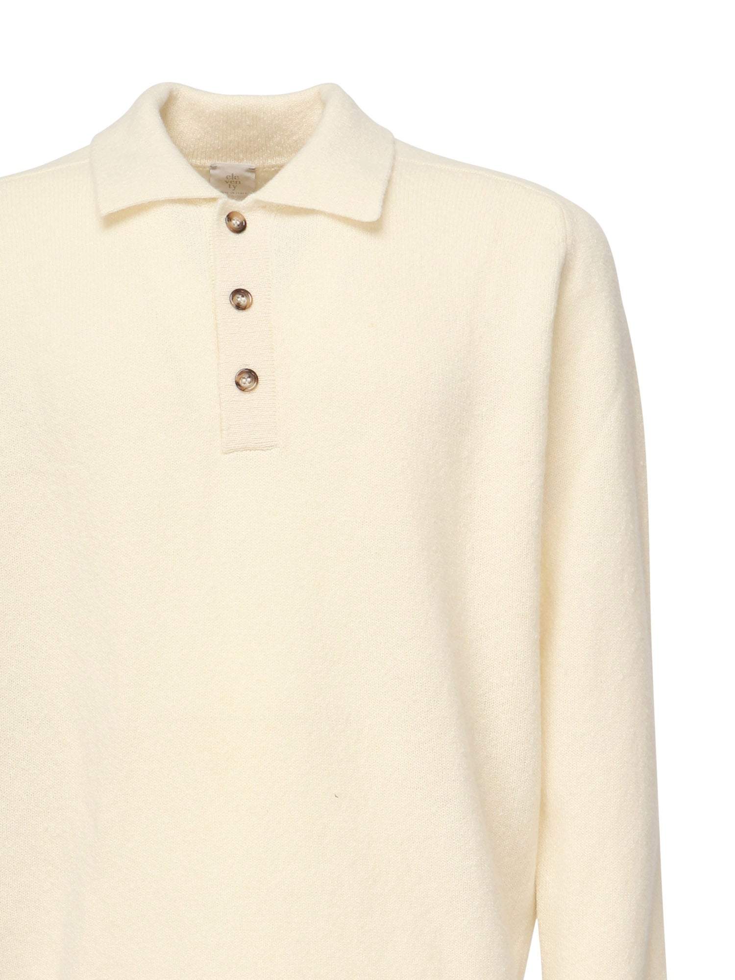 Polo in maglia cashmere L71MAGL05MAG0L063 02 ELEVENTY 