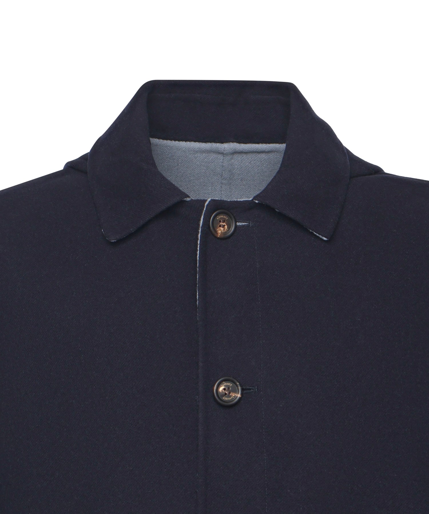 Cappotto monopetto in lana L75CAPJ02TES0H229 11-08 ELEVENTY 