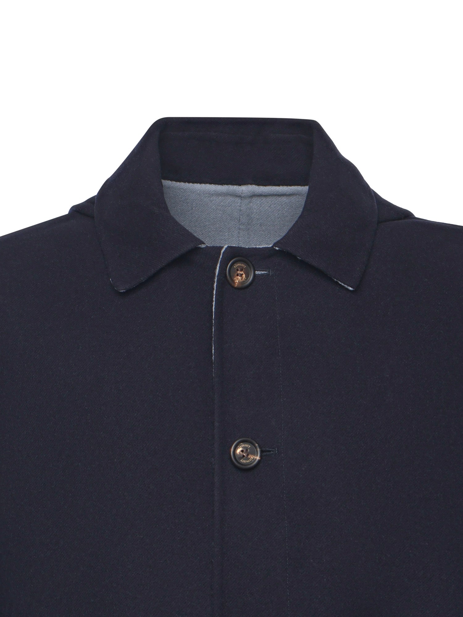 Cappotto monopetto in lana L75CAPJ02TES0H229 11-08 ELEVENTY 