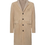 Cappotto in pelle scamosciata L75CAPL01PEL0L002 02 ELEVENTY 