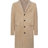 Cappotto in pelle scamosciata L75CAPL01PEL0L002 02 ELEVENTY 