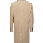 Cappotto in pelle scamosciata L75CAPL01PEL0L002 02 ELEVENTY 