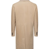 Cappotto in pelle scamosciata L75CAPL01PEL0L002 02 ELEVENTY 