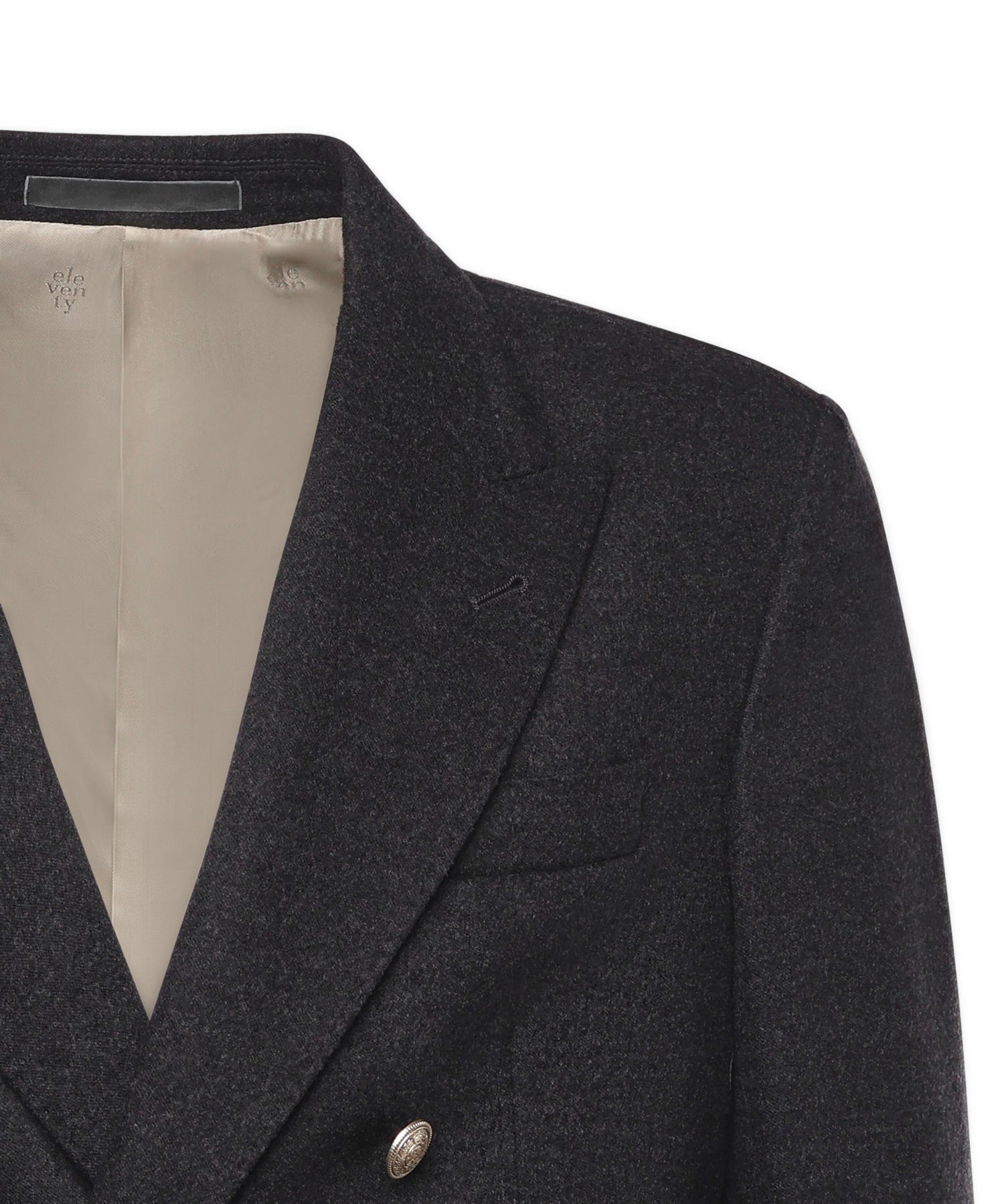 Giacca doppiopetto in lana<BR/> L75GIAK10TES0L163 15 ELEVENTY 
