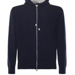 Felpa con zip in cashmere L76MAGL20MAG0L013 11-13 ELEVENTY 
