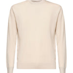 Maglia girocollo in lana e seta L76MAGL36MAG0L018 02-01 ELEVENTY 