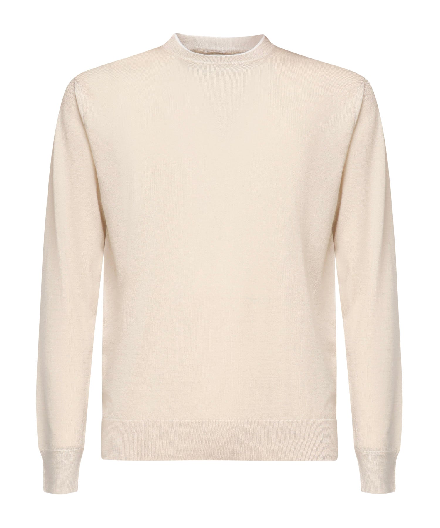 Maglia girocollo in lana e seta L76MAGL36MAG0L018 02-01 ELEVENTY 