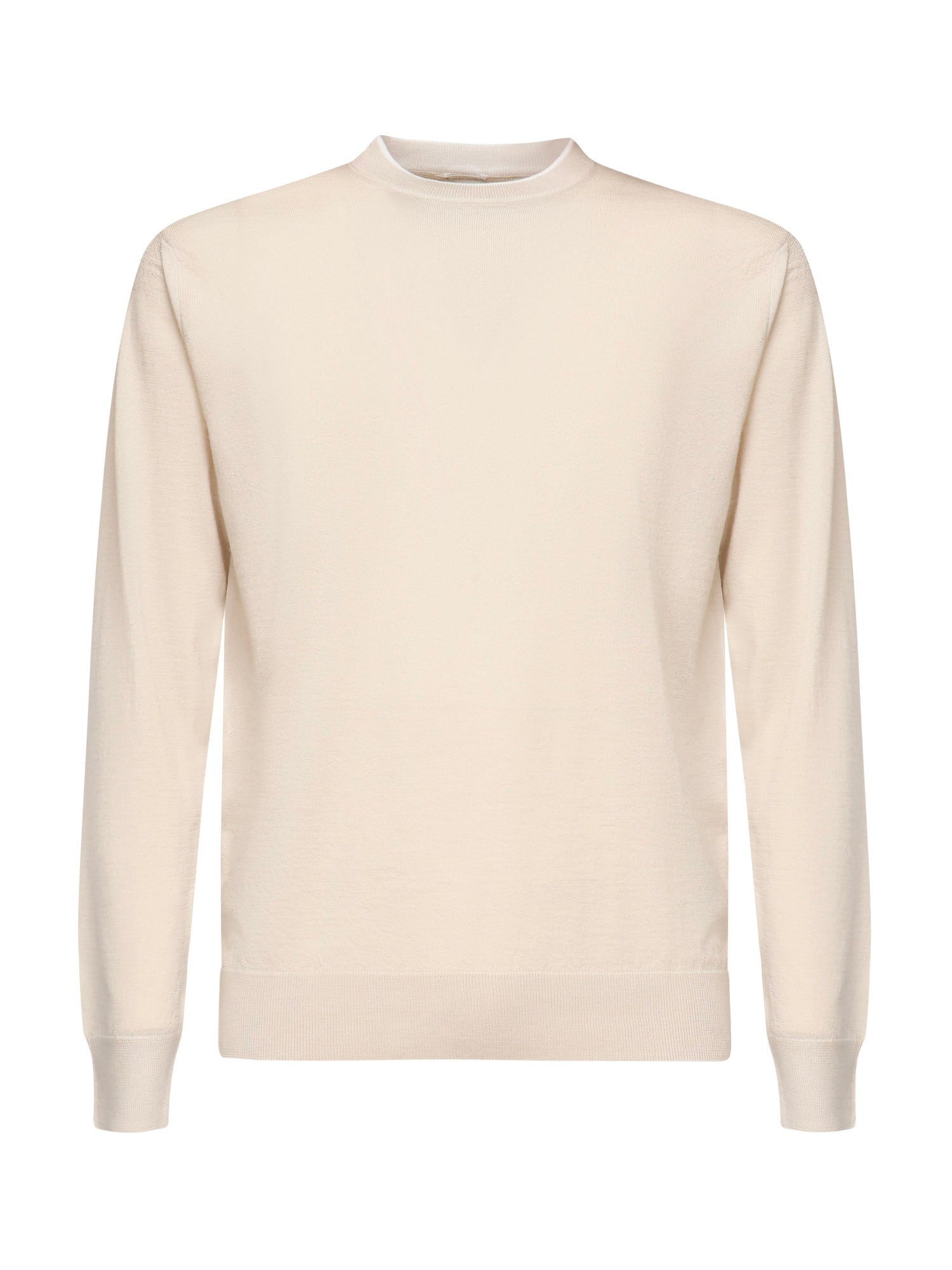 Maglia girocollo in lana e seta L76MAGL36MAG0L018 02-01 ELEVENTY 