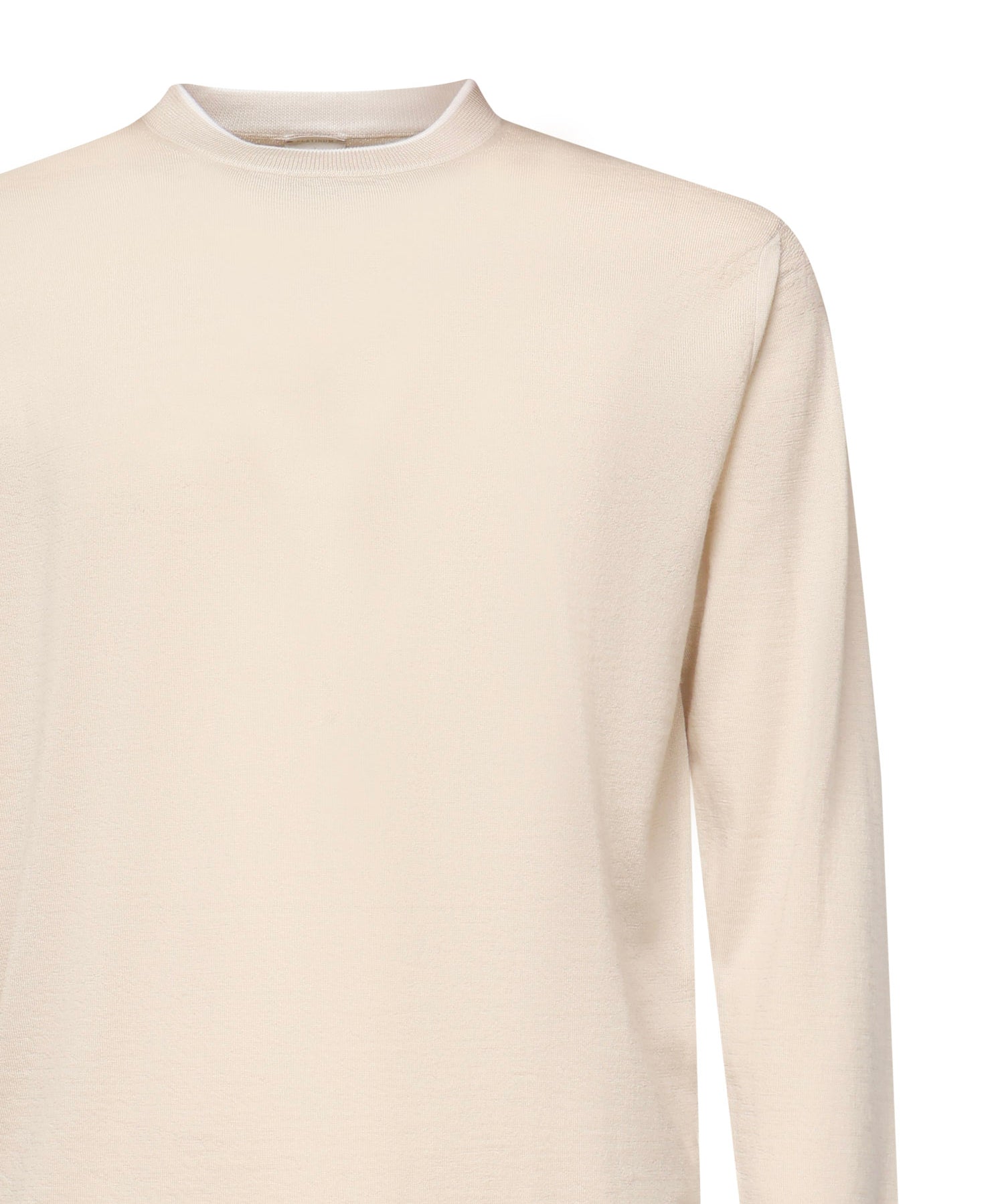 Maglia girocollo in lana e seta L76MAGL36MAG0L018 02-01 ELEVENTY 