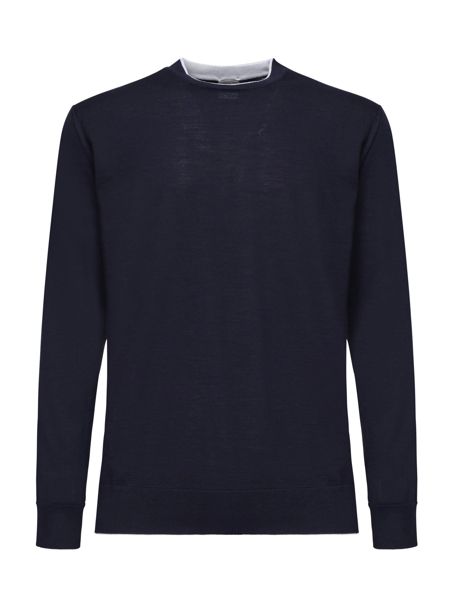 Maglia girocollo in lana e seta L76MAGL36MAG0L018 11-01 ELEVENTY 