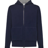 Felpa con zip in lana L76MAGL69MAG0L027 11-14 ELEVENTY 