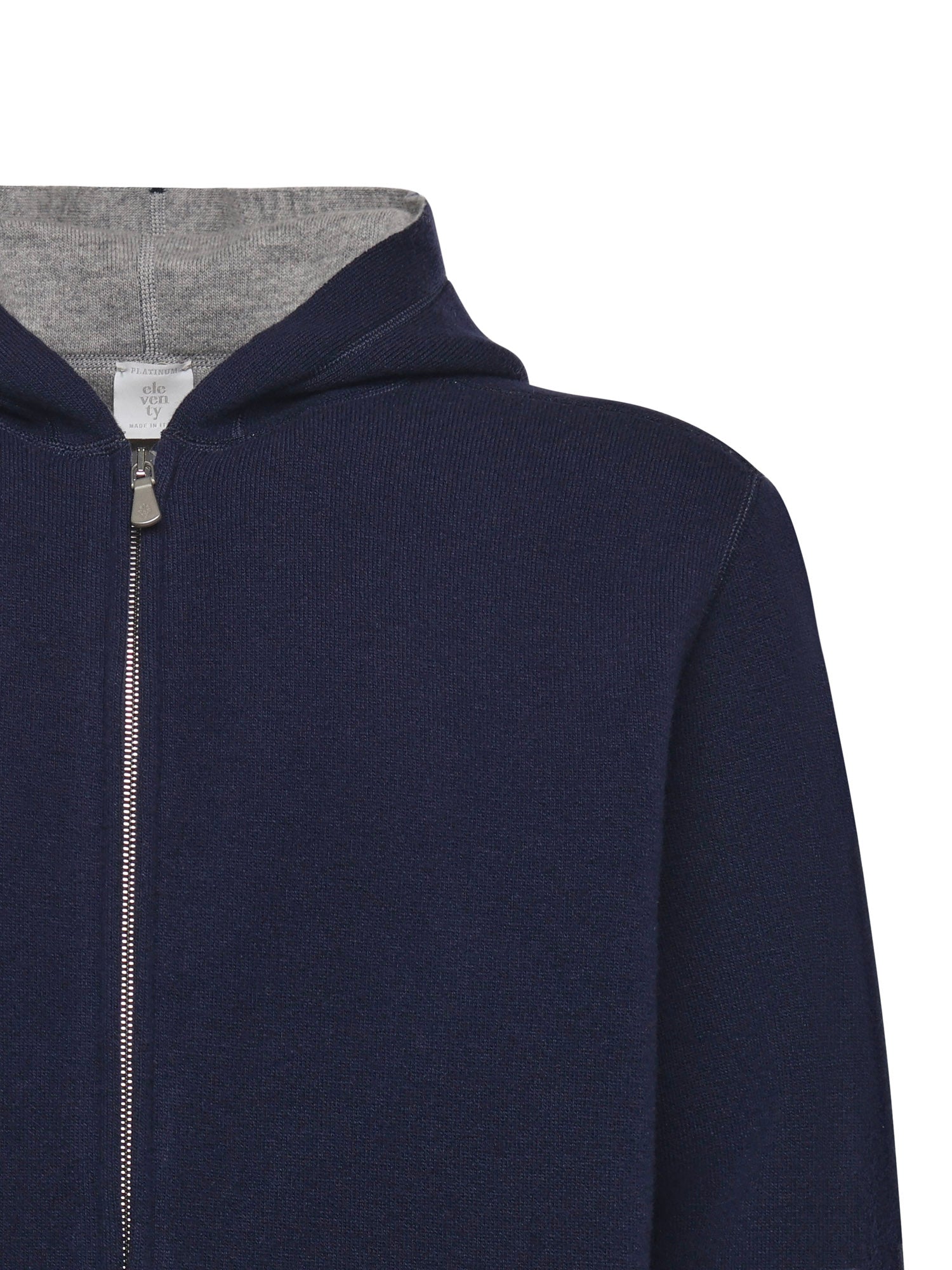 Felpa con zip in lana L76MAGL69MAG0L027 11-14 ELEVENTY 
