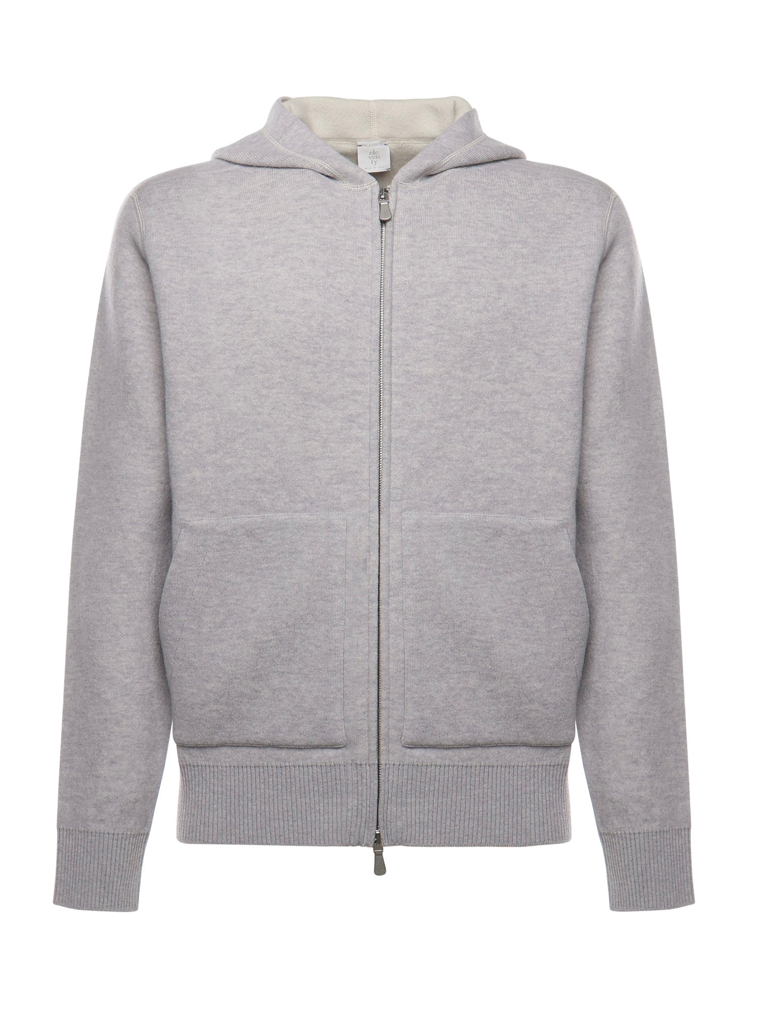 Felpa con zip in lana L76MAGL69MAG0L027 13-02 ELEVENTY 