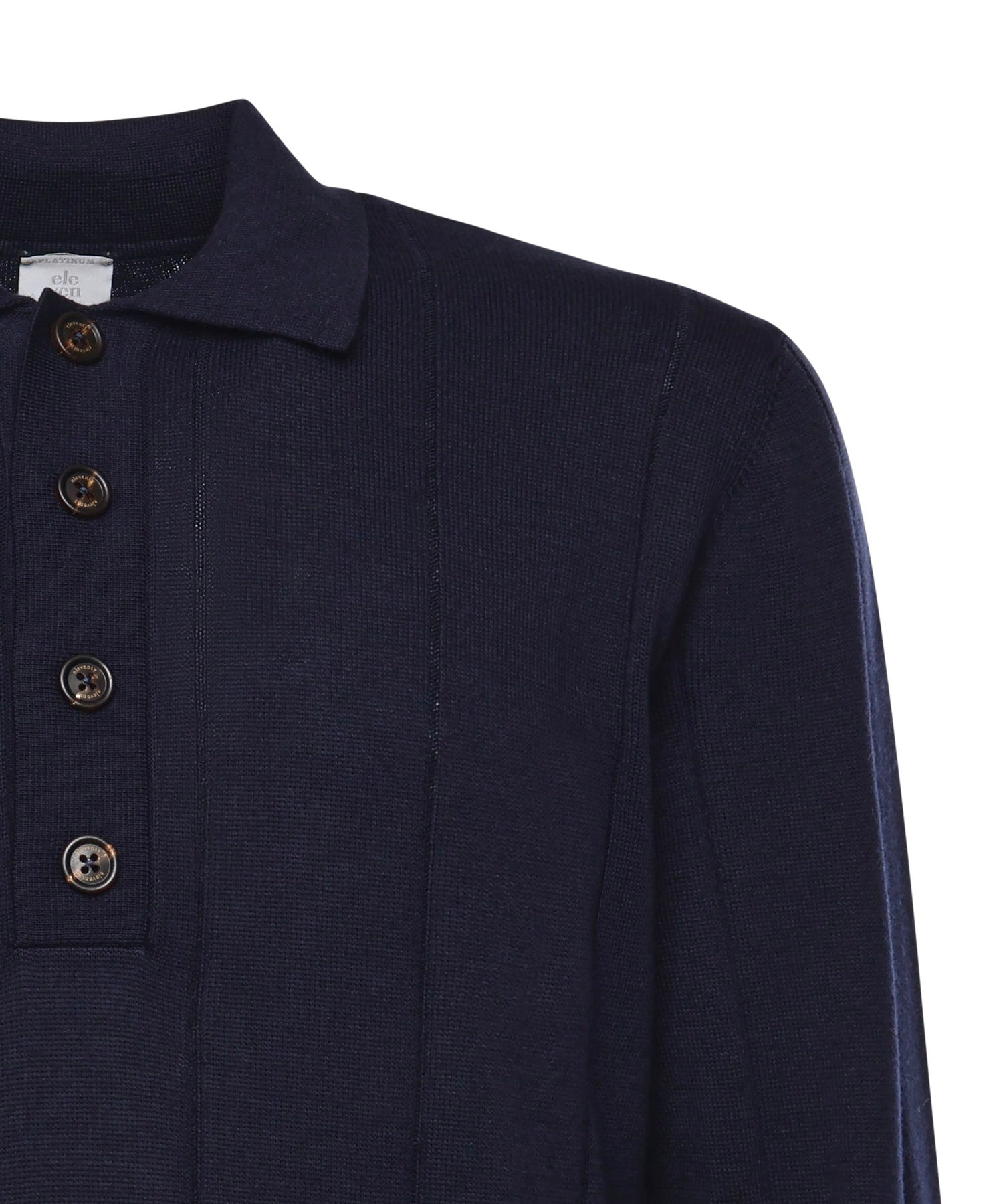 Polo in cotone e cashmere L76POLL09MAG0K007 11 ELEVENTY 