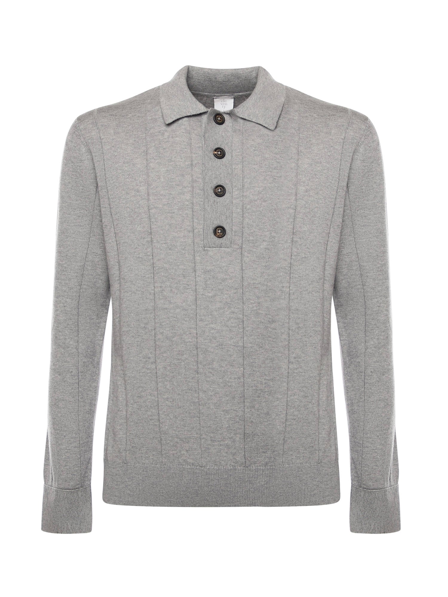 Polo in cotone e cashmere L76POLL09MAG0K007 13 ELEVENTY 
