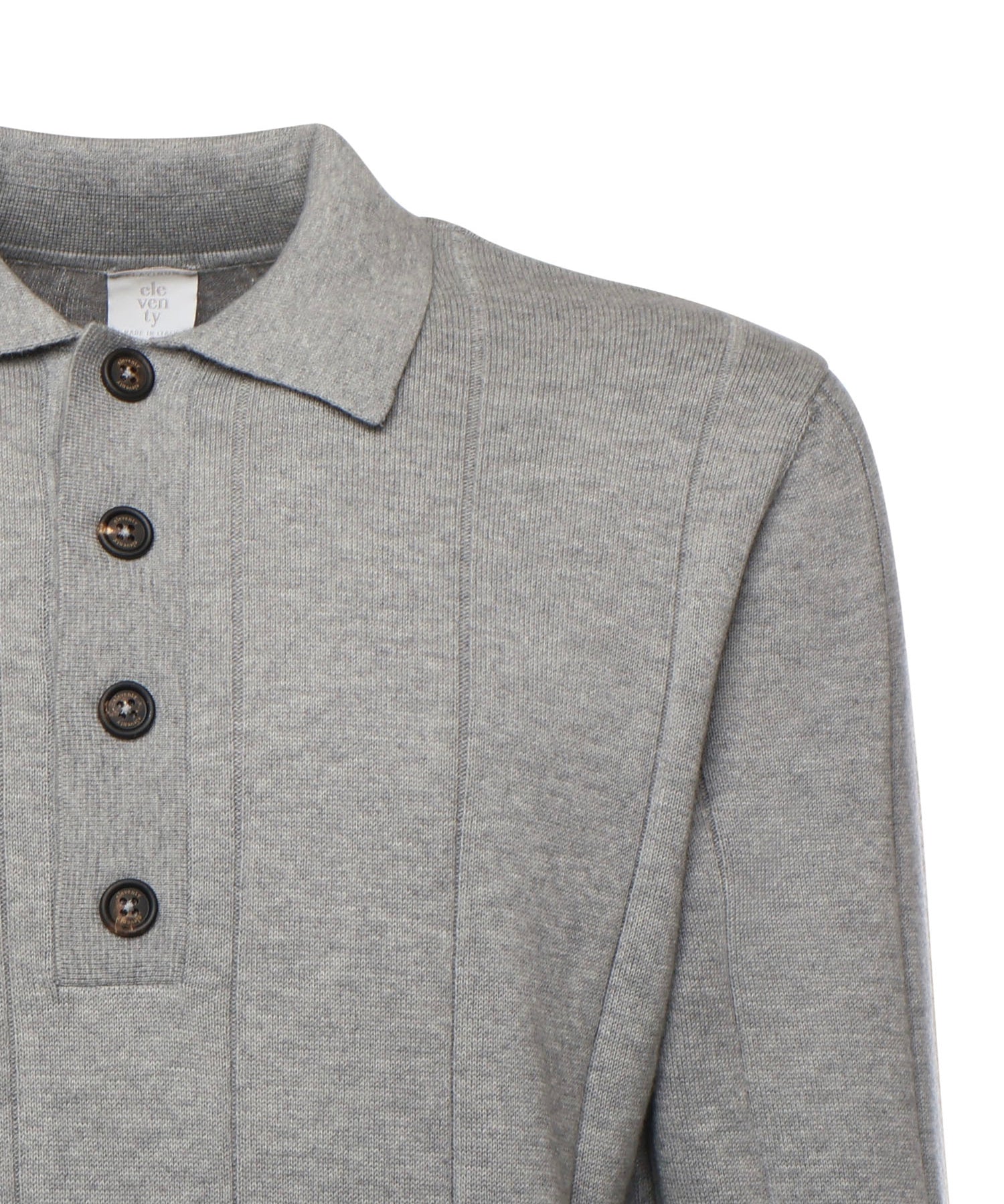 Polo in cotone e cashmere L76POLL09MAG0K007 13 ELEVENTY 