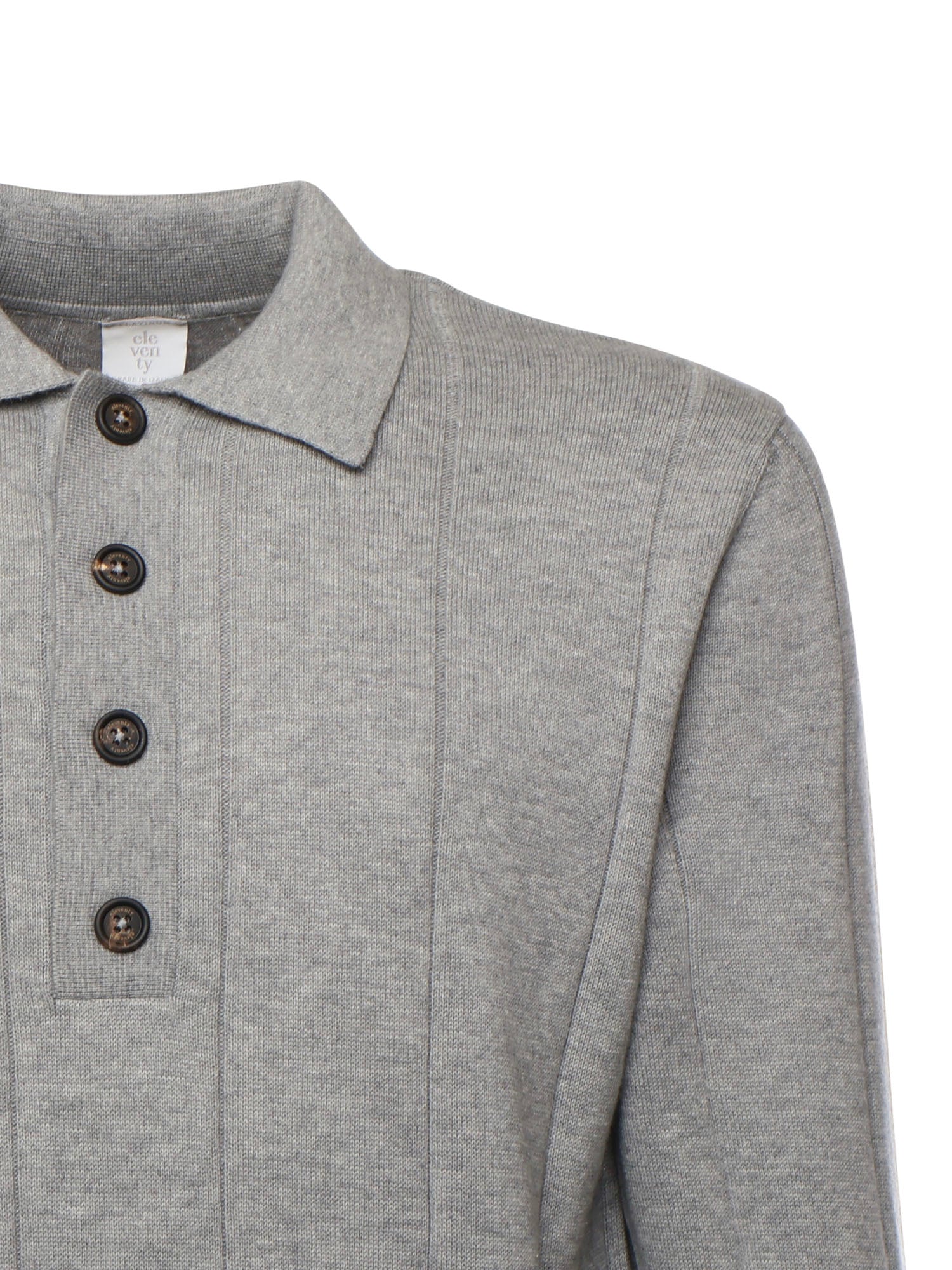Polo in cotone e cashmere L76POLL09MAG0K007 13 ELEVENTY 