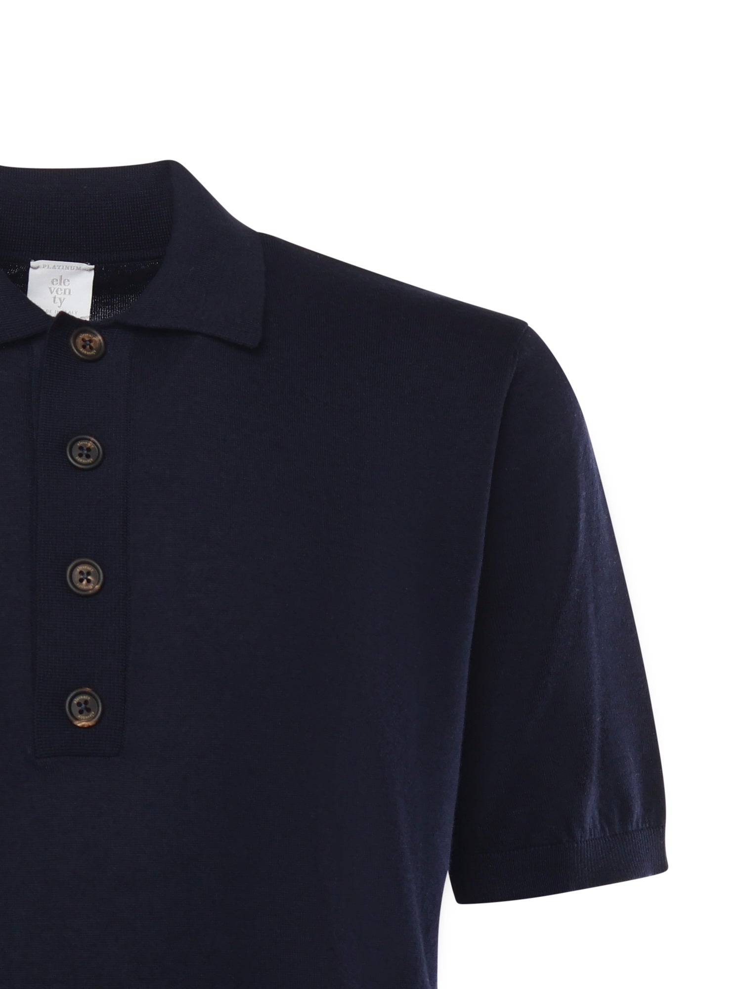 Polo in cotone e cashmere L76POLL10MAG0K007 11 ELEVENTY 