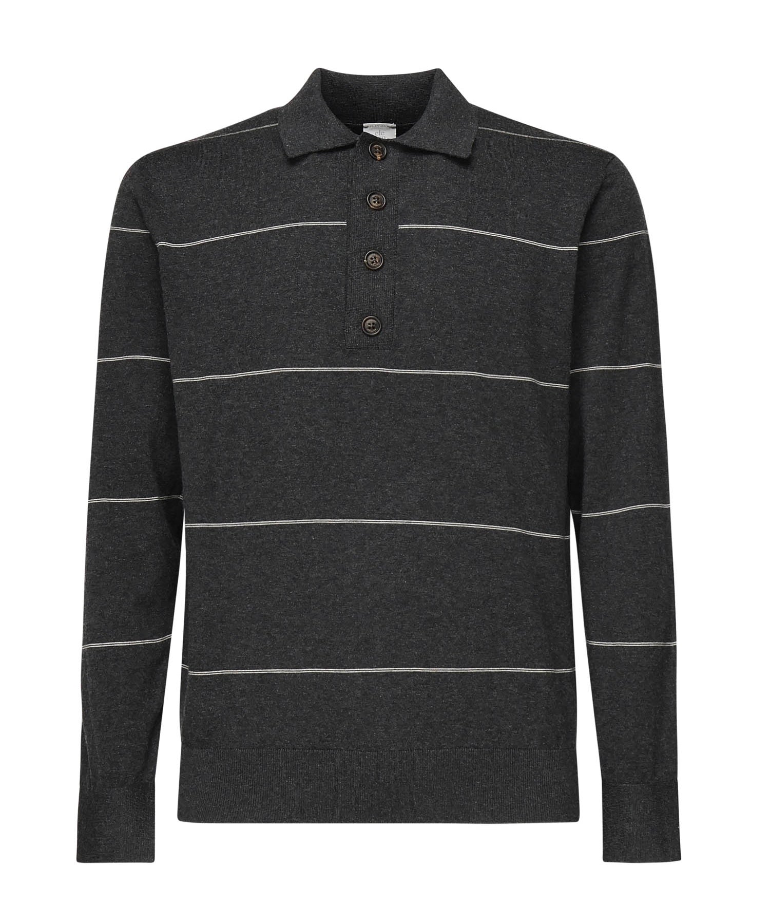Polo maniche lunghe a righe L76POLL12MAG0L031 22-02 ELEVENTY 
