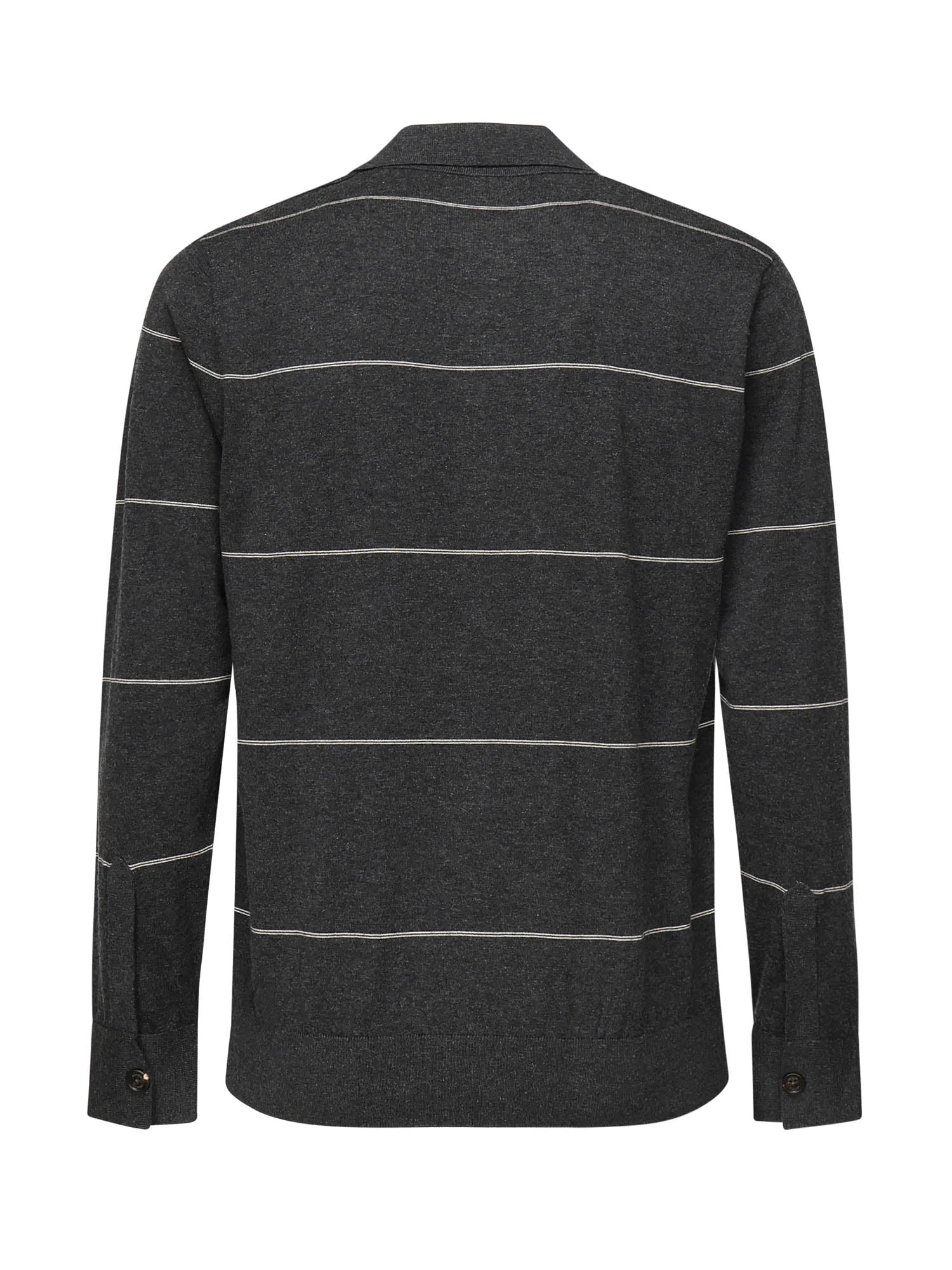 Polo maniche lunghe a righe L76POLL12MAG0L031 22-02 ELEVENTY 