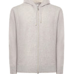 Felpa con cappuccio e zip in cashmere X76MAGK33MAG0K019 13-02 ELEVENTY 