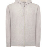 Felpa con cappuccio e zip in cashmere X76MAGK33MAG0K019 13-02 ELEVENTY 