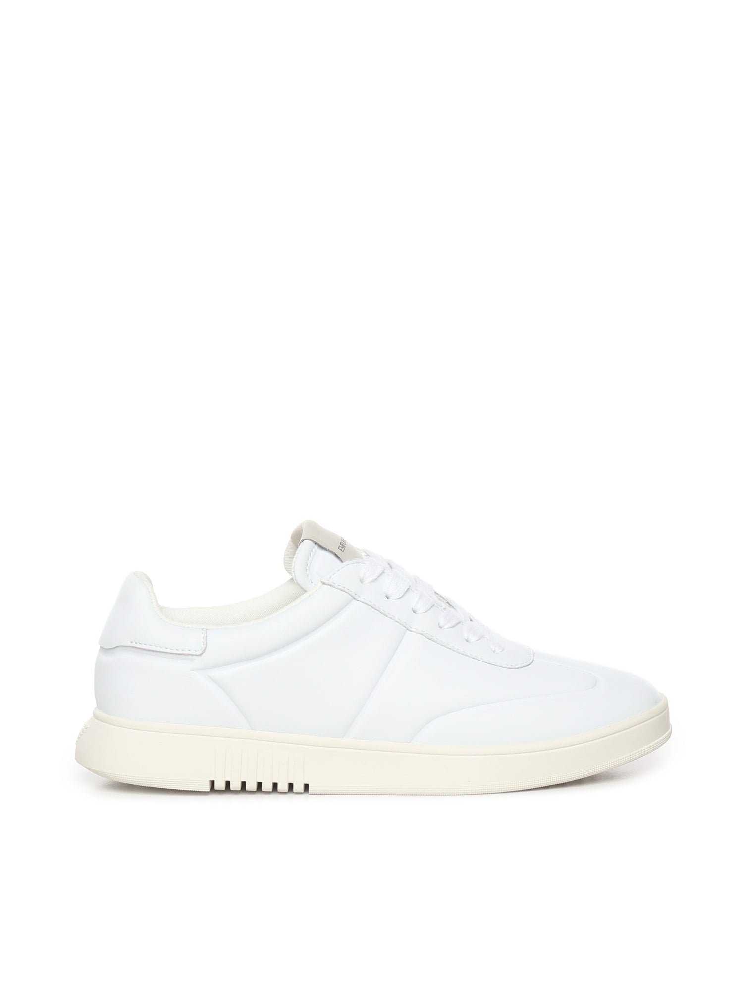 Sneaker in pelle con logo<BR/> EM003664 AF10848F0005 EMPORIO ARMANI 
