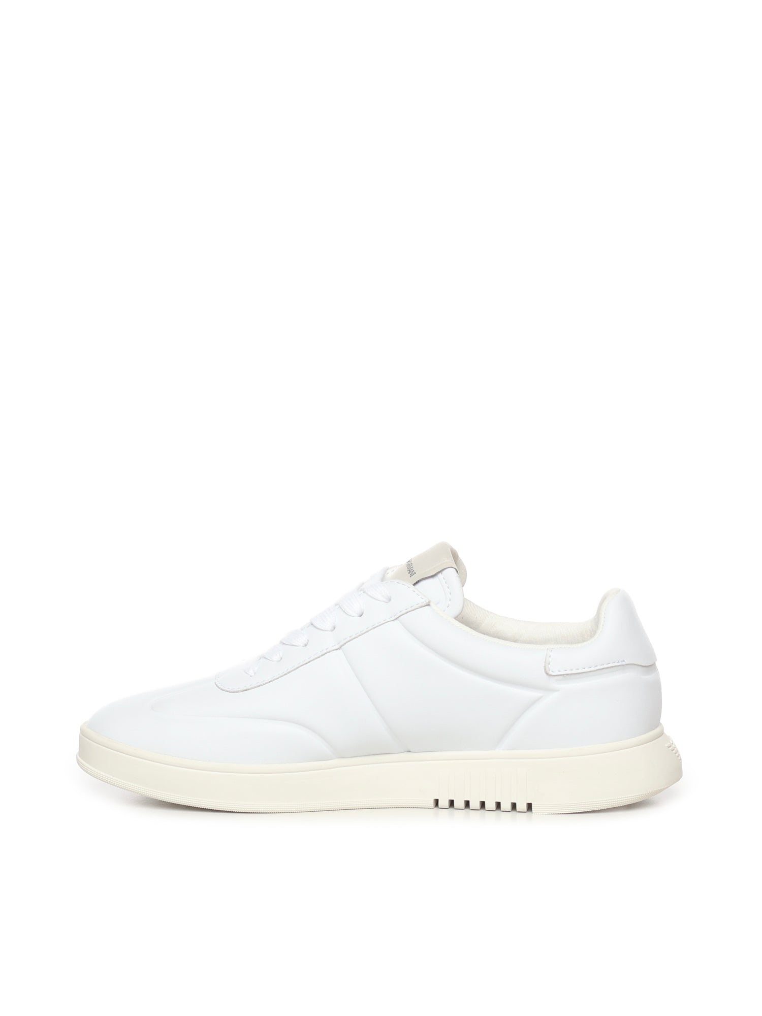 Sneaker in pelle con logo<BR/> EM003664 AF10848F0005 EMPORIO ARMANI 