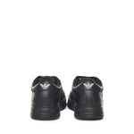 Sneaker in pelle con banda a contrasto EM003701 AF18017MC005 EMPORIO ARMANI 