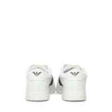 Sneaker in pelle con banda a contrasto EM003701 AF18017MZ021 EMPORIO ARMANI 