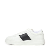 Sneaker in pelle con banda a contrasto EM003701 AF18017MZ021 EMPORIO ARMANI 