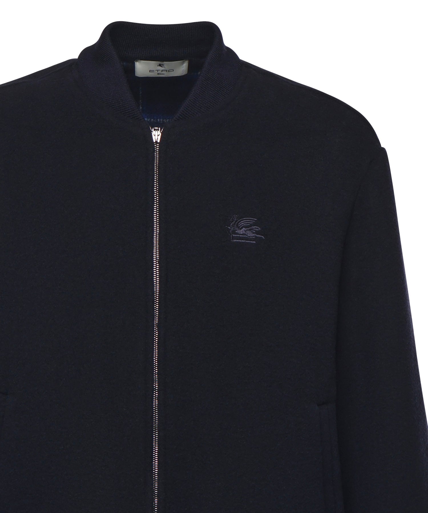 Bomber in lana con logo ricamato MRBA0016 99TQB69S9885 ETRO 