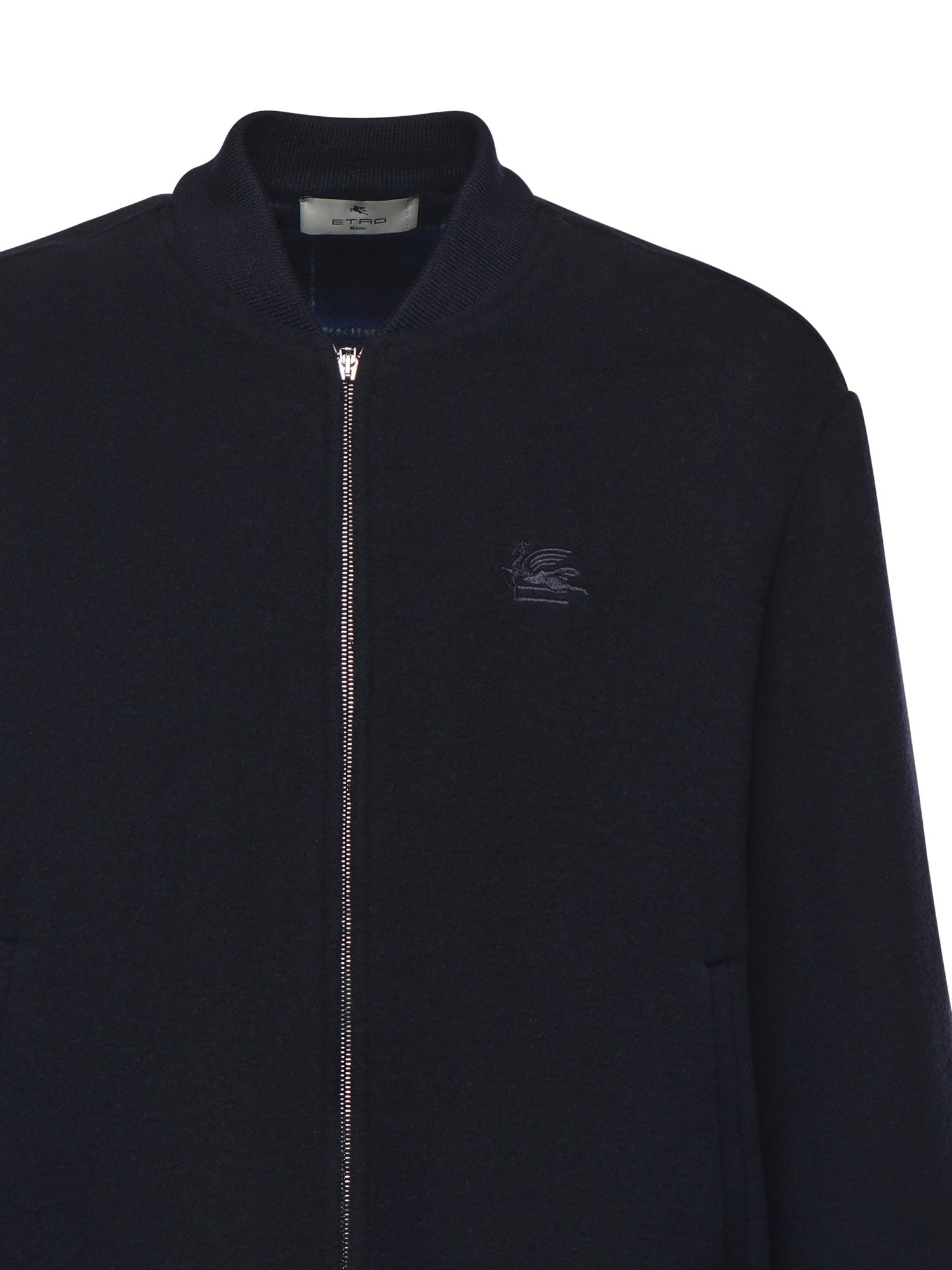 Bomber in lana con logo ricamato MRBA0016 99TQB69S9885 ETRO 