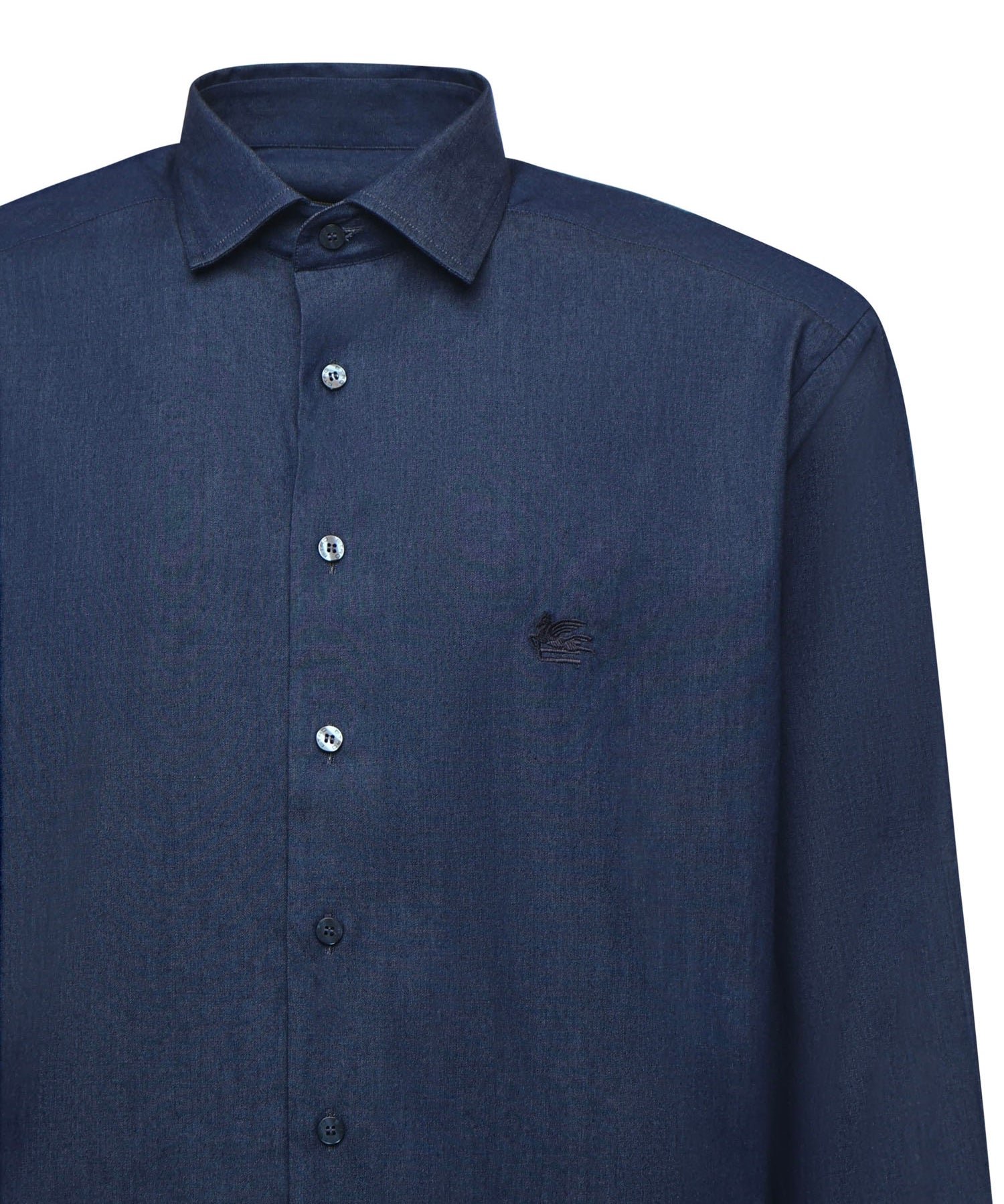 Camicia in cotone con monogram ricamato MRIB0002 99SA5L9X0880 ETRO 