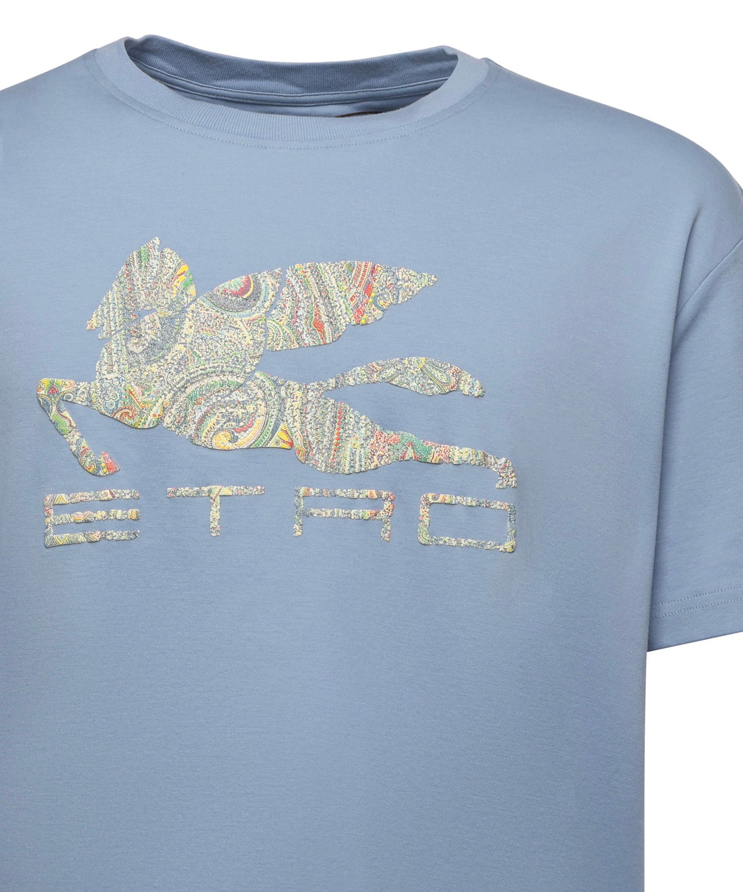 T-shirt in cotone con stampa logo MRMA0002 AK981F3981 ETRO 