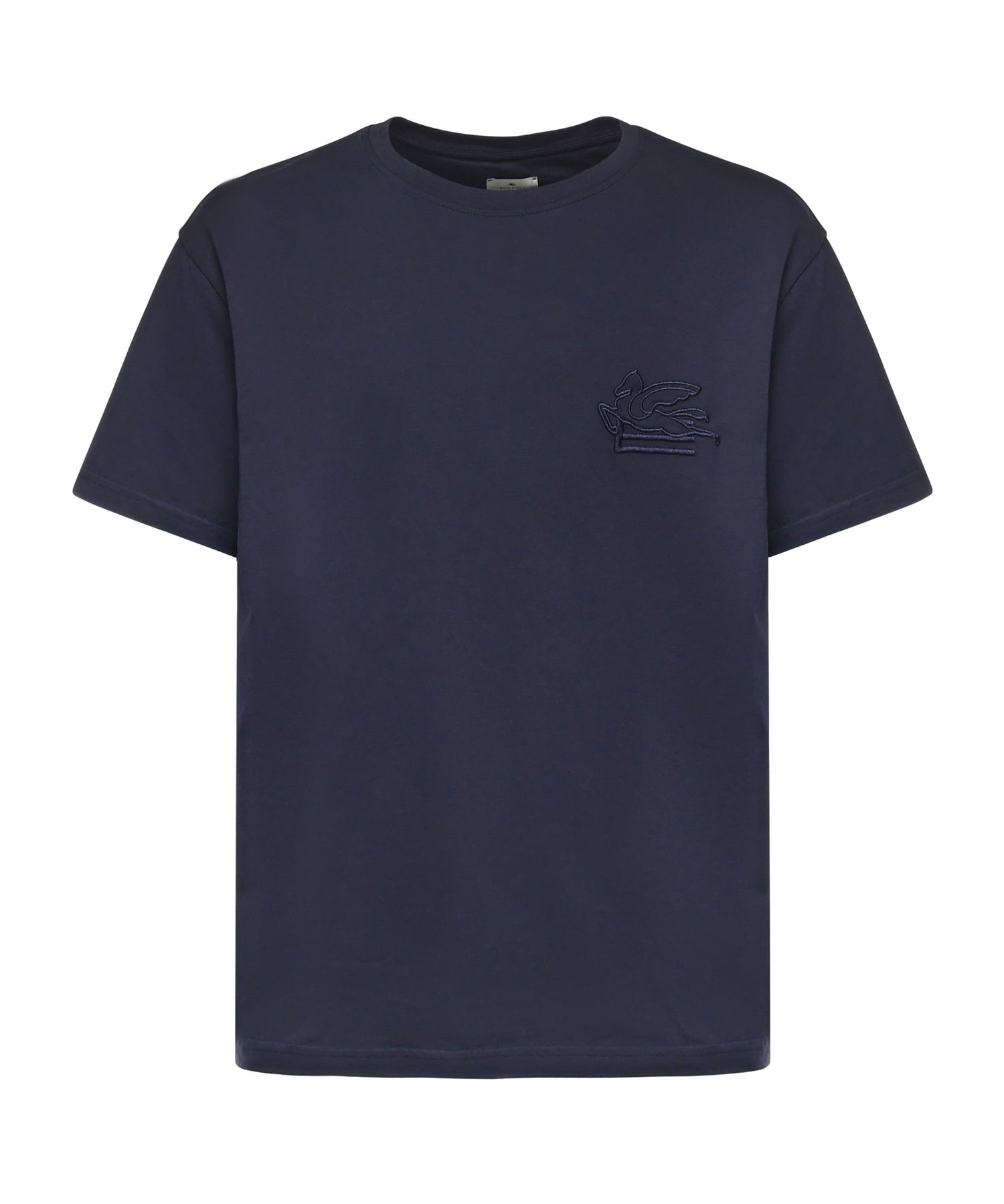 T-shirt in cotone con ricamo Pegaso MRMA0007 AR233B0065 ETRO 