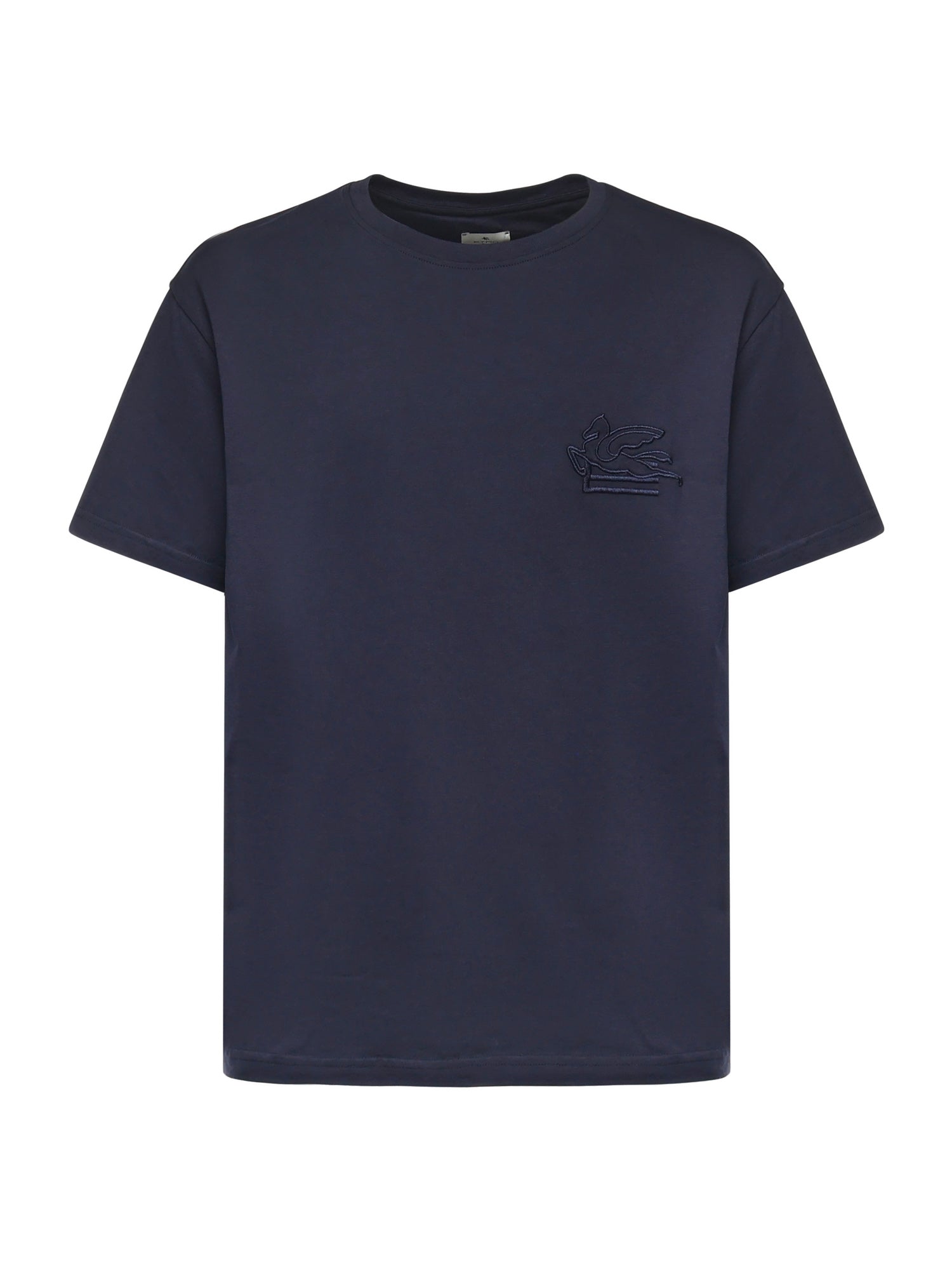 T-shirt in cotone con ricamo Pegaso MRMA0007 AR233B0065 ETRO 