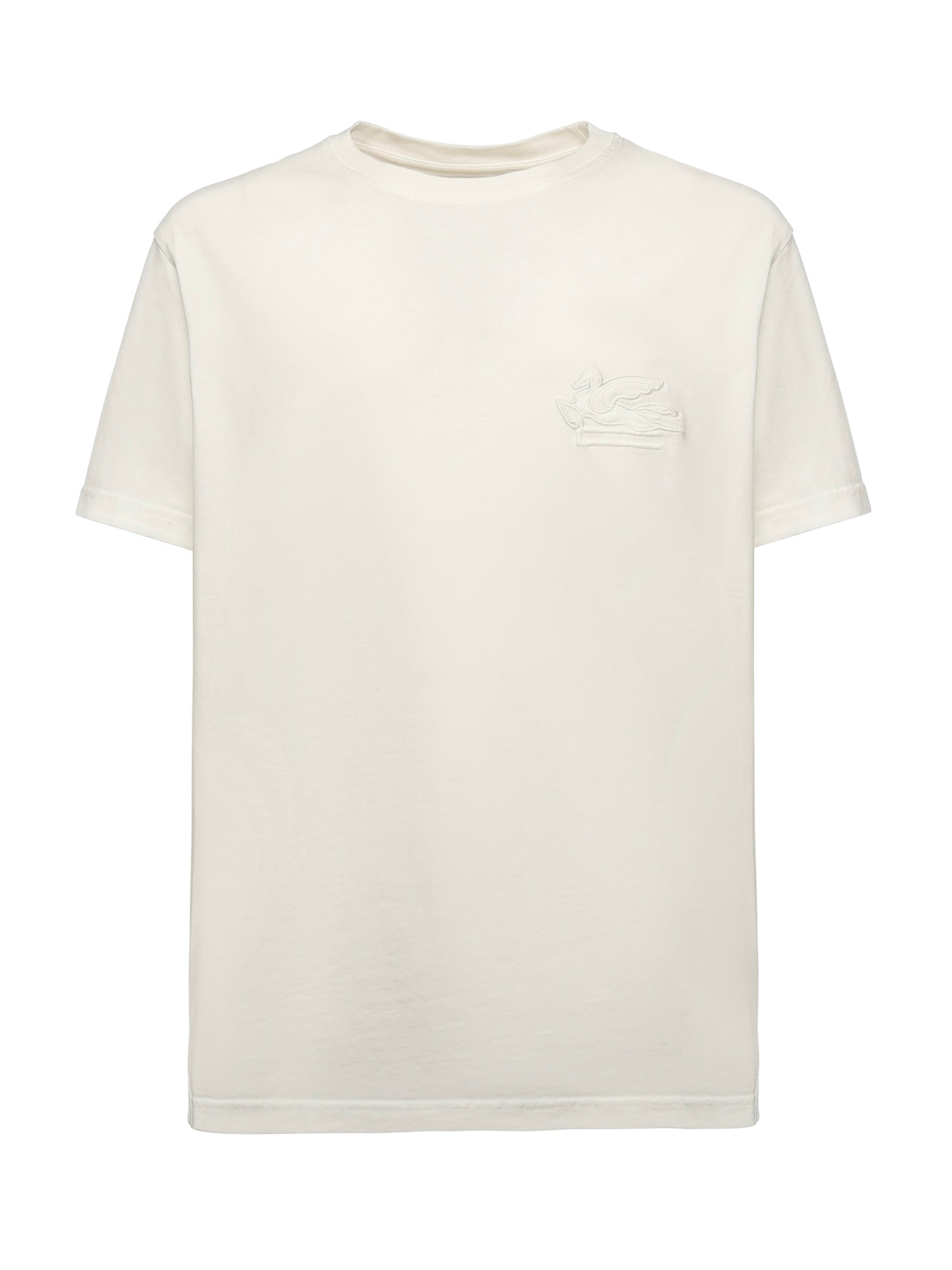 T-shirt in cotone con ricamo Pegaso MRMA0007 AR233W0800 ETRO 