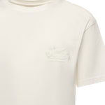 T-shirt in cotone con ricamo Pegaso MRMA0007 AR233W0800 ETRO 