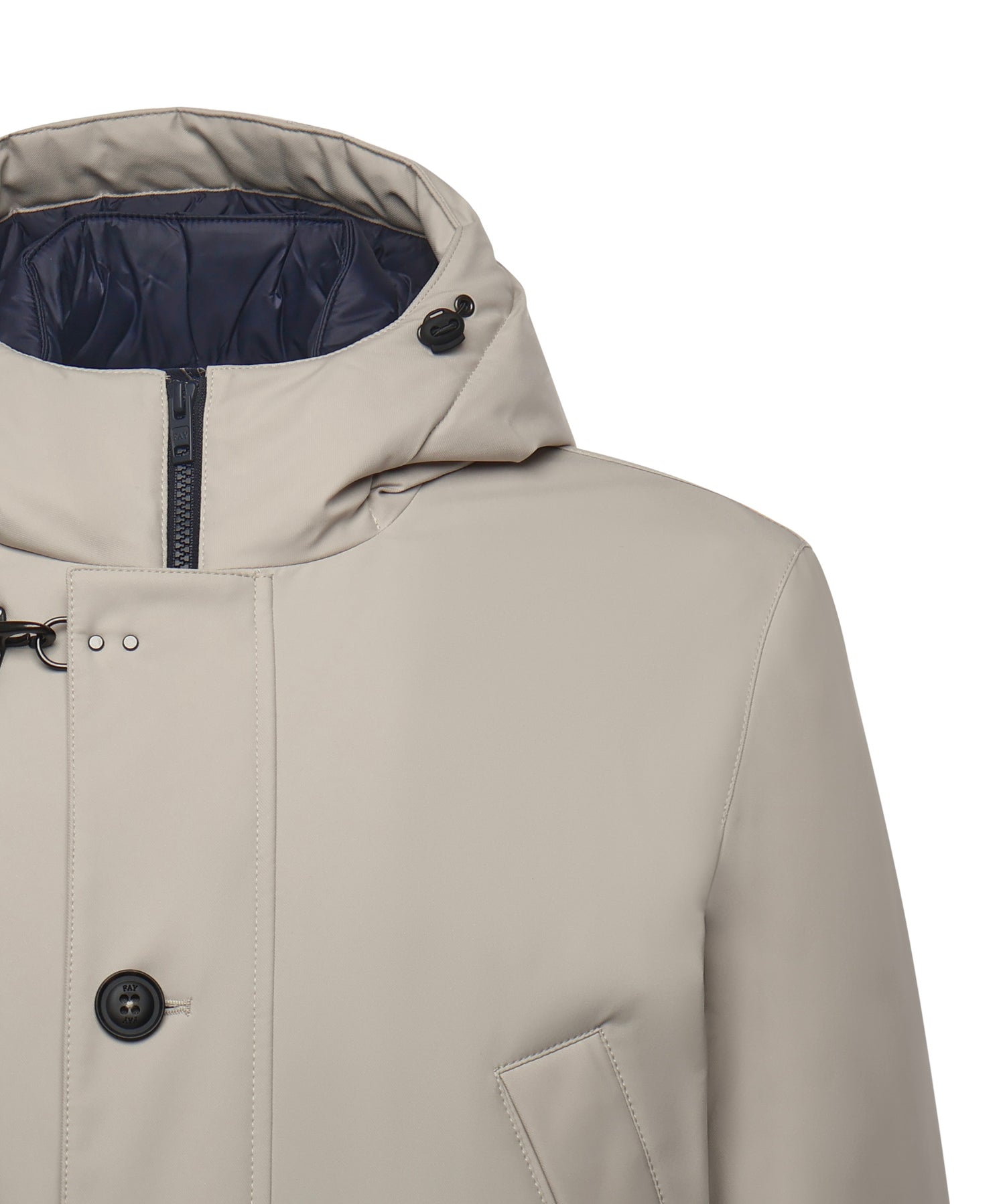 Parka corto in gabardine tecnico NAM13510220XLM B206 FAY 