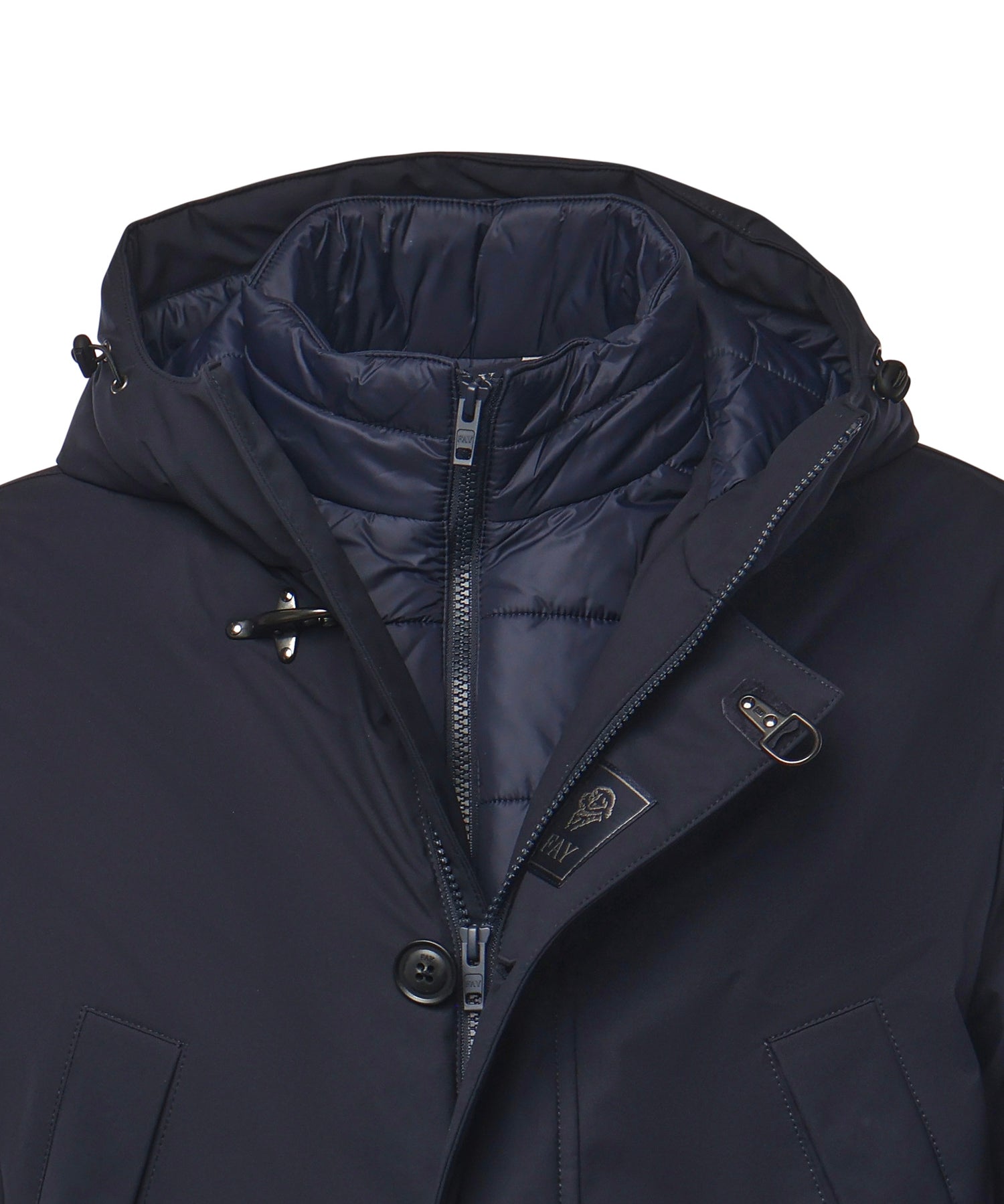 Parka corto in gabardine tecnico NAM13510220XLM U809 FAY 