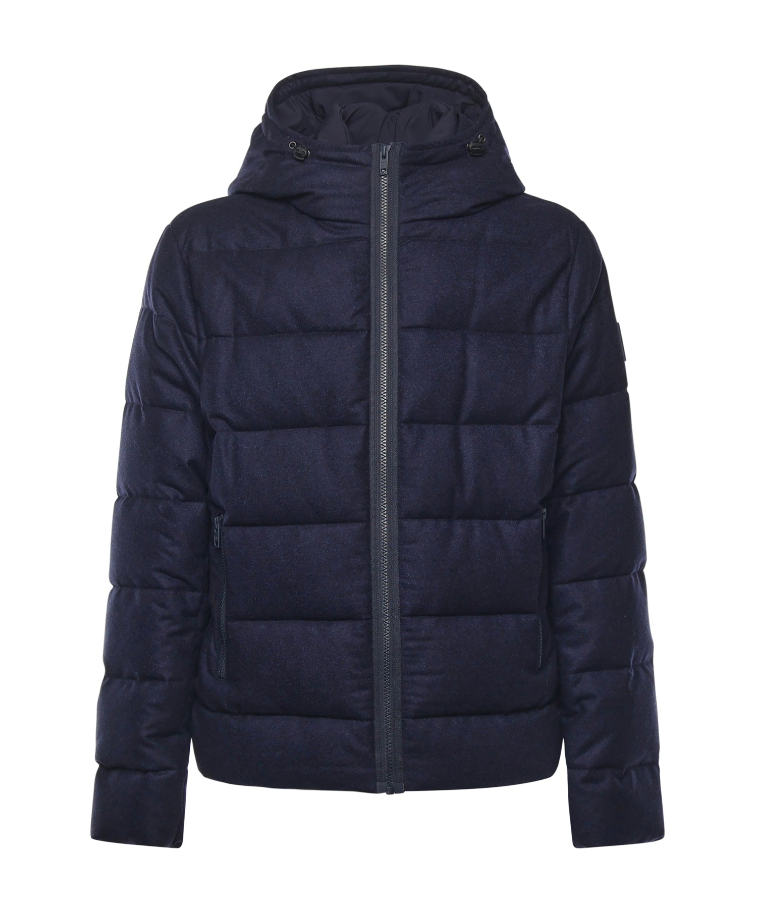 Piumino double front in flanella di lana cardata NAM32510620WGZ U604 FAY 