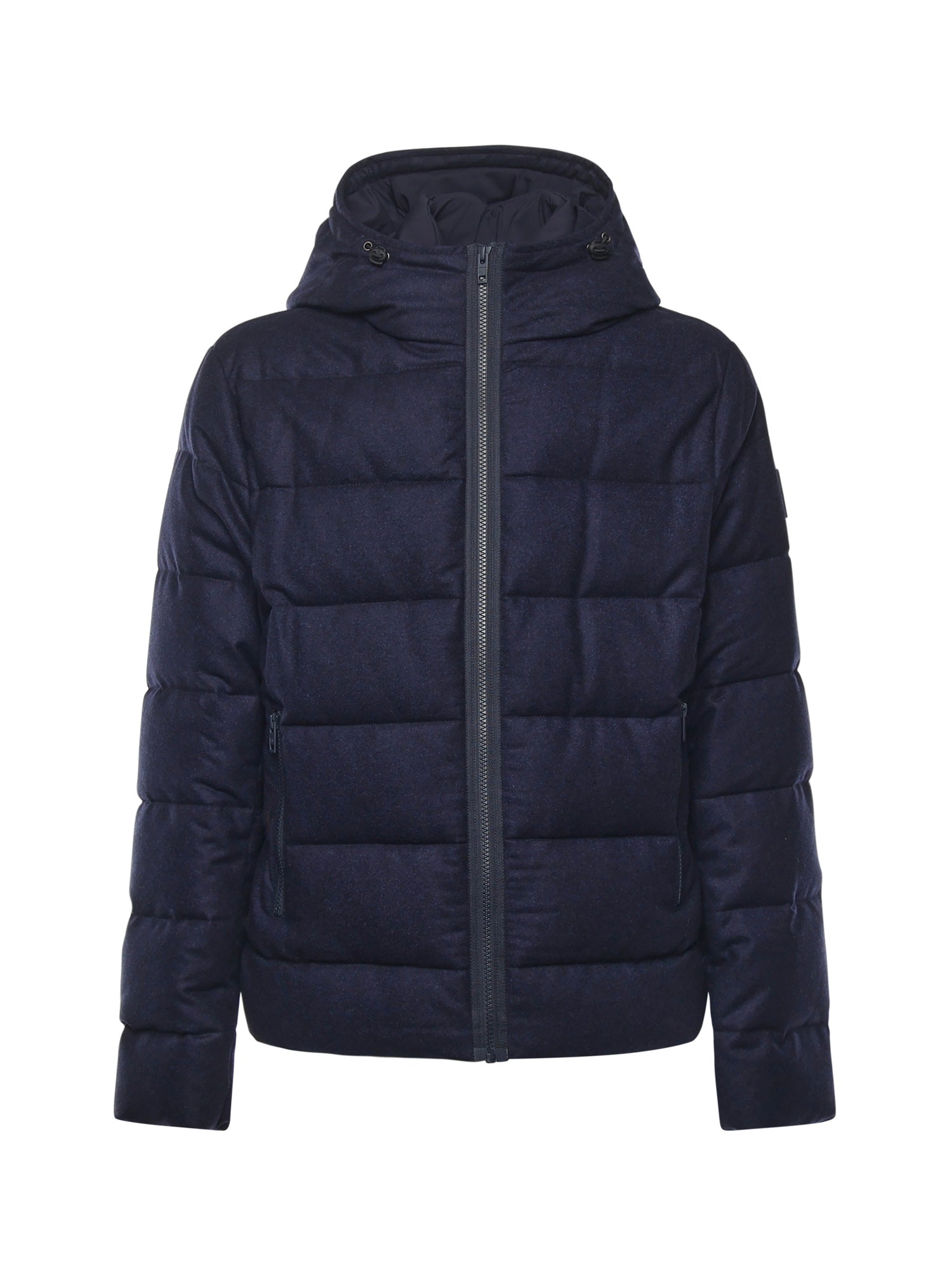 Piumino double front in flanella di lana cardata NAM32510620WGZ U604 FAY 