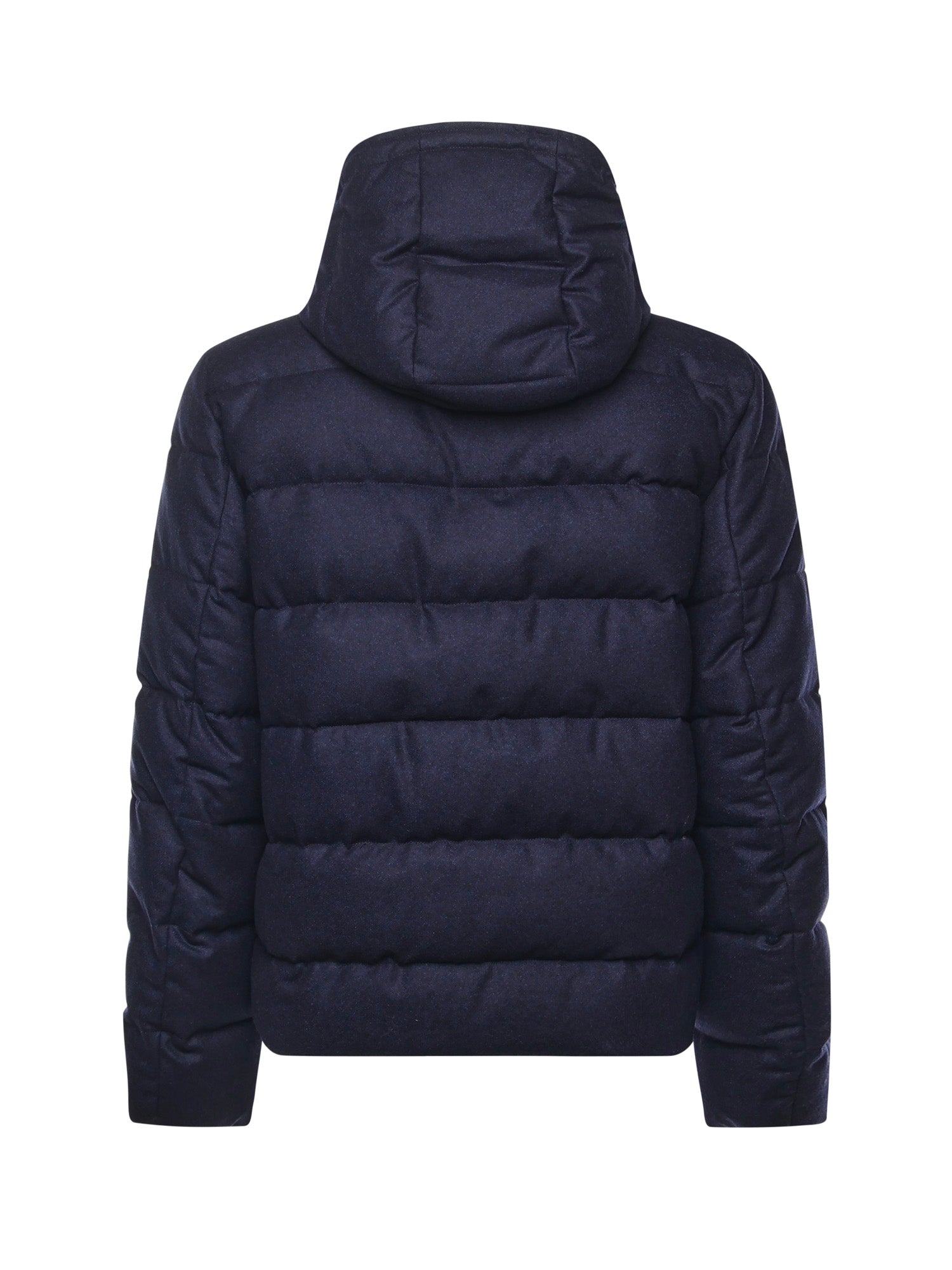 Piumino double front in flanella di lana cardata NAM32510620WGZ U604 FAY 