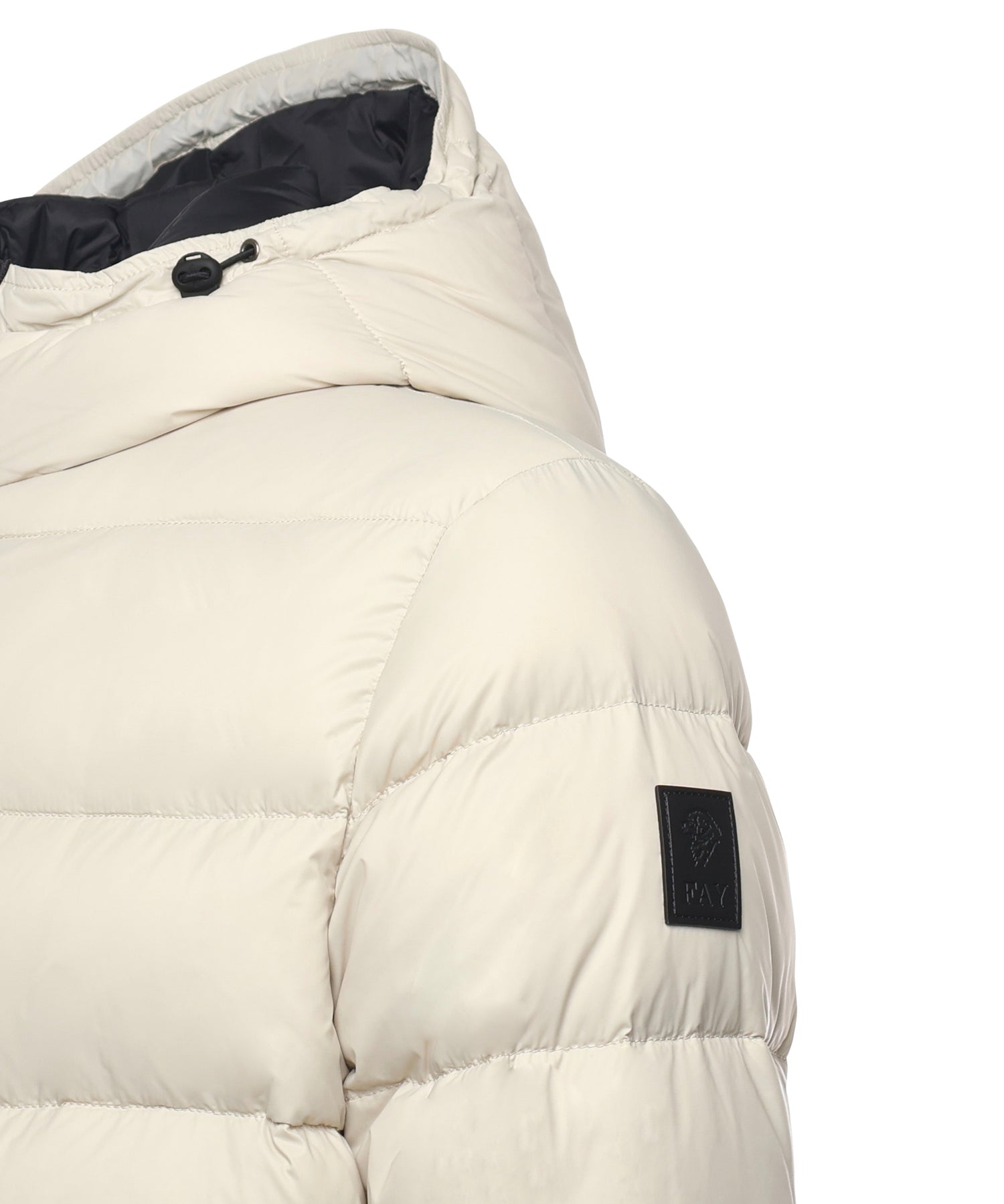 Piumino double front in popeline calandrato NAM32510620XMH B004 FAY 