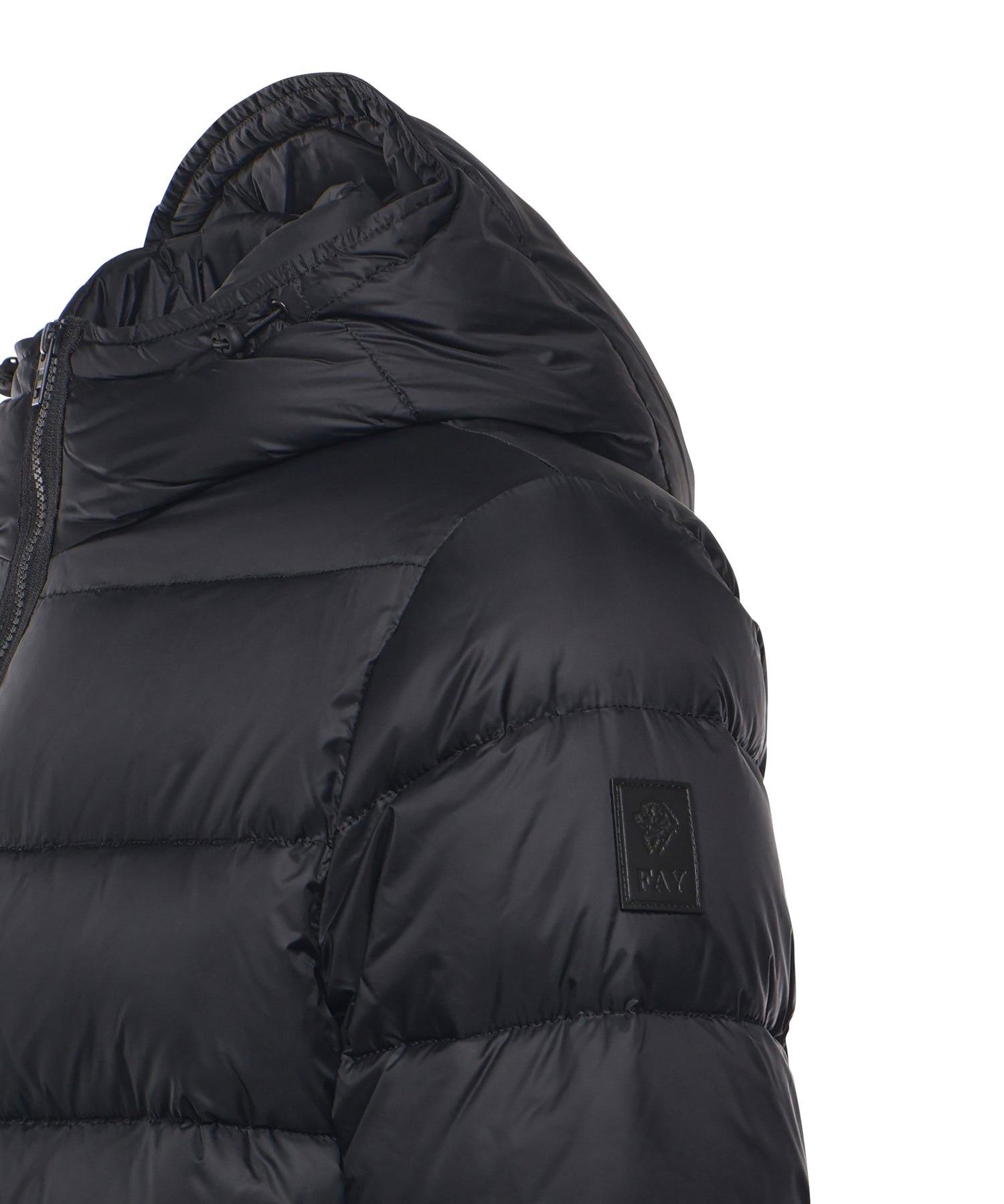 Piumino double front in popeline calandrato NAM32510620XMH B999 FAY 
