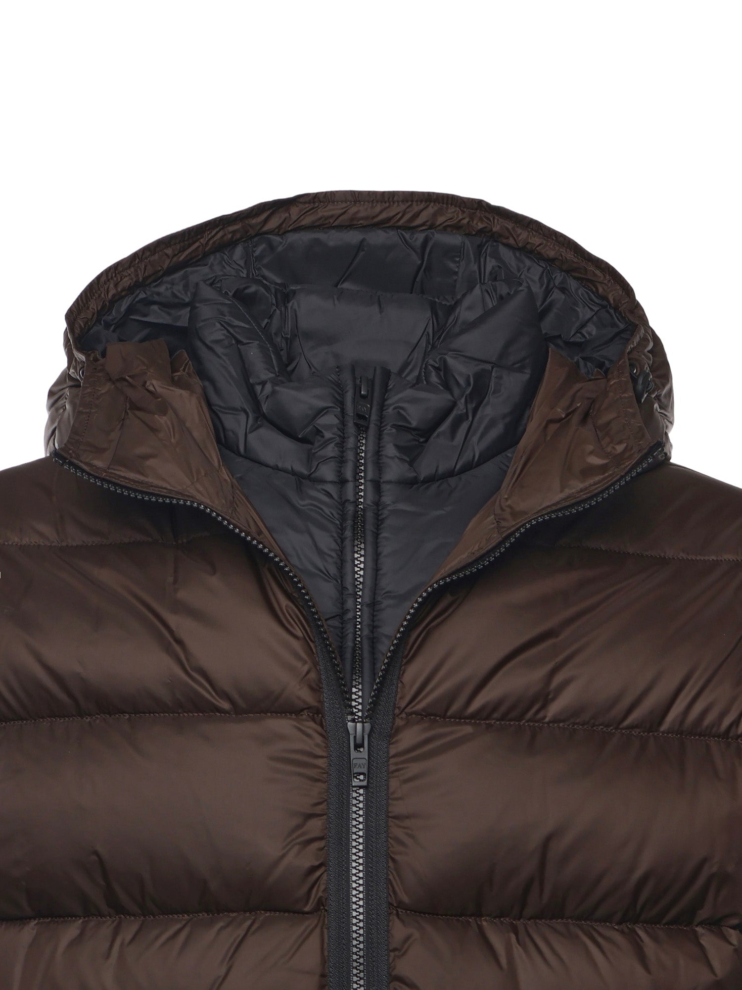 Piumino double front in popeline calandrato NAM32510620XMH S808 FAY 